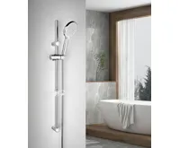 SAPHO Ruční masážní sprcha, 3 režimy sprchování + režim oplach, silikon trysky, průměr 120mm, ABS/chrom (3)