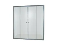 PROFI-RICH sprchové dveře 140x185 cm - chrom - sklo - čiré