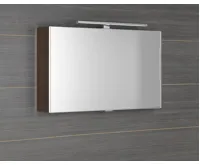 SAPHO CLOE galerka s LED osvětlením 80x50x18cm, borovice rustik (4)