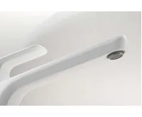 SAPHO SPY stojánková umyvadlová baterie vysoká, prodloužená hubice, bílá mat (6)