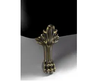 POLYSAN BRIXTON volně stojící vana 174x83x81cm, nohy bronz, černá/bílá (3)