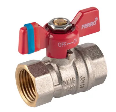 Kulový kohout voda motýl DN 20 - 3/4"