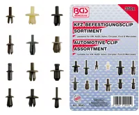 BGS Příchytky čalounění pro vozy VW, Audi, Volvo, Chrysler, Ford &amp; Mercedes, 350 dílů