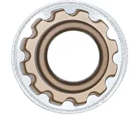 BGS Hlavice nástrčná 1/2" 17 mm, prodloužená, "GearLock" (1)