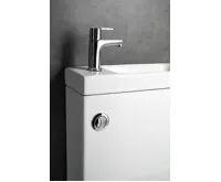 AQUALINE JALTA HYGIE WC kombi s umývátkem, Rimless, spodní/zadní odpad, bílá (6)