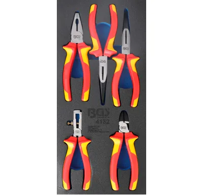 BGS Modul - kleště VDE, kombinační, štípací, telefonní, odizolační, 5 dílů