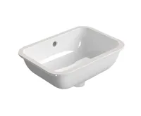 GSI PURA/CLASSIC keramické umyvadlo pod desku 35x50cm, bílá ExtraGlaze
