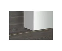 SAPHO RIWA galerka s LED osvětlením, 101x70x17cm, bílá lesk (1)