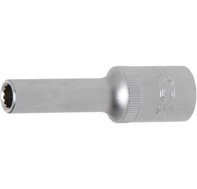 BGS Hlavice nástrčná 1/2" 12,5 mm 12ti hranná, prodloužená, 8 mm