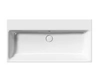 GSI NUBES keramické umyvadlo 100x50cm, broušená spodní hrana, bez otvoru, bílá ExtraGlaze (3)