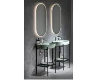 ISVEA INFINITY OVAL keramické umyvadlo na desku, 60x40cm, zelená mint (5)