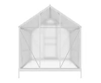 Zahradní skleník DEMETER A101-D 5,93m2 alu 201x190x312 cm PC 4 mm + základna IWH-10270003 (4)