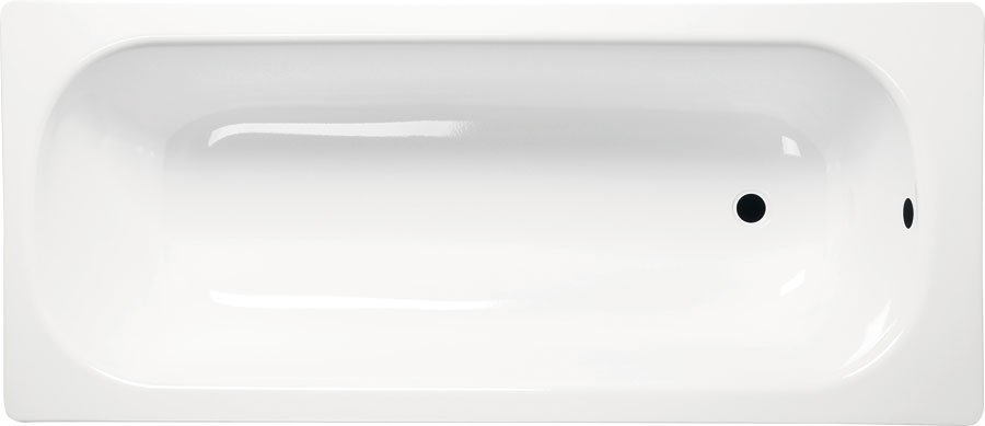 SMAVIT Obdélníková smaltovaná vana 140x70x39cm, bílá