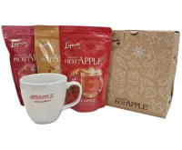 Lynch Foods Dárková sada Hot Apple 3x345g + hrnek (1)