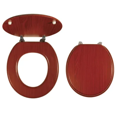 NOVASERVIS Sedátko dýhované orech MDF - WC/ORECHLYRA