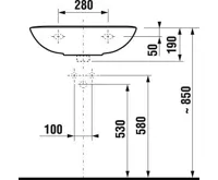JIKA OLYMP Umyvadlo 60cm bez otvoru pro baterii (2)