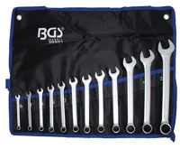 BGS Klíče očkoploché 6 - 22 mm 15° vyhnuté,12 dílů, Chrom Vanadium BGS Klíče očkoploché 6 - 22 mm 15° vyhnuté,12 dílů, Chrom Vanadium
