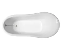POLYSAN BRIXTON volně stojící vana 174x83x81cm, nohy bronz, bílá (4)