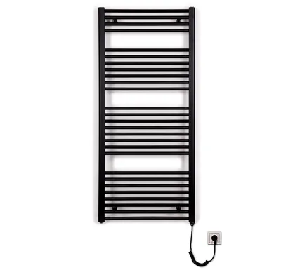 Koupelnový radiátor elektrický Thermal KD-E 600/1320 - 600W - černý mat