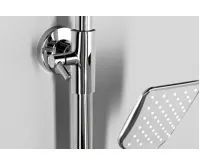 AQUALINE FACTOR sprchový sloup s pákovou baterií, chrom (6)