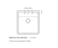 Keramický dřez Villeroy & Boch Single 595 Bílá keramika (15)