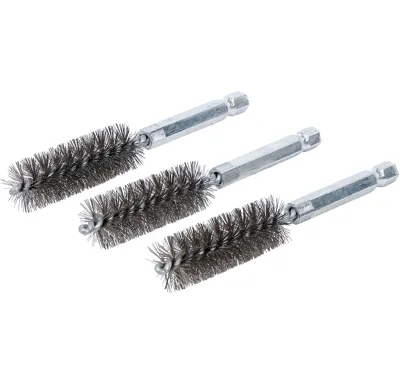 BGS Kartáč ocelový, 16 mm, 6.3 mm (1/4") Drive, 3 pcs.
