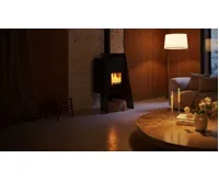 HS Flamingo Krbová kamna FLAMINGO DELUXE ® ISLAND, hnědá - sametová (13)