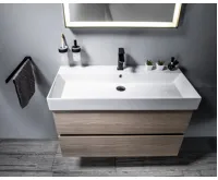 SAPHO KARE 100 keramické umyvadlo nábytkové 98x46cm, bílá (6)