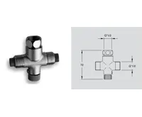 SILFRA Regulátor teploty vody pro stojánkové ventily 1/2" (4)