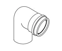 Almeva AL1 koleno 90° DN80