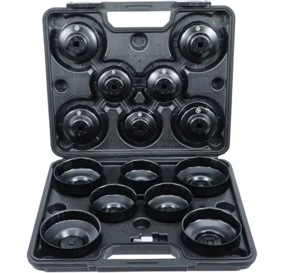 BGS Klíče na olejové filtry, 10 mm (3/8"), 14 kusů