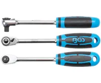 BGS Ráčna přepínací,  jemně ozubená , 10 mm (3/8&quot;)