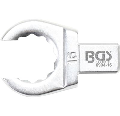 BGS Nástrčný klíč očkový,  otevřený, 16 mm