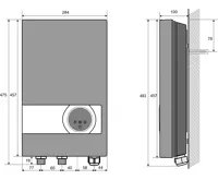 HAKL Průtokový ohřívač vody 3F-V 6-18kW tlakový (3)