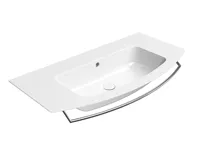 GSI PURA keramické umyvadlo Slim oblé 102x52cm, bez otvoru, bílá ExtraGlaze (3)