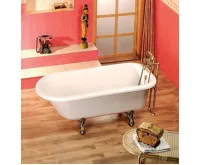 POLYSAN FOXTROT volně stojící vana 170x75x64cm, nohy bílé, bílá (5)