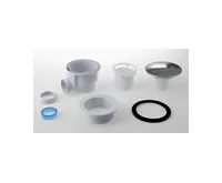 AQUALINE Vaničkový sifon, průměr 90mm, DN40, krytka ABS/chrom (1)