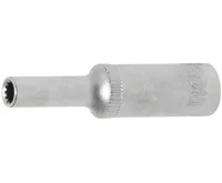 BGS Hlavice nástrčná Gear Lock, 6,3 mm (1/4&quot;), 4 mm