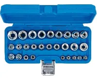 BGS Sada nástrčných hlavic E-profil, 6,3 mm 1/4" / 12,5 mm (1/2"), E4–E24, 28dílná (3)