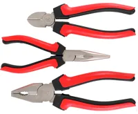 BGS Kleště kombinační + telefonní + štípací, sada 3 ks