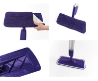Rovus Set Rozprašovací mop Fialový + Sada 2 ks čistících polštářků (4)