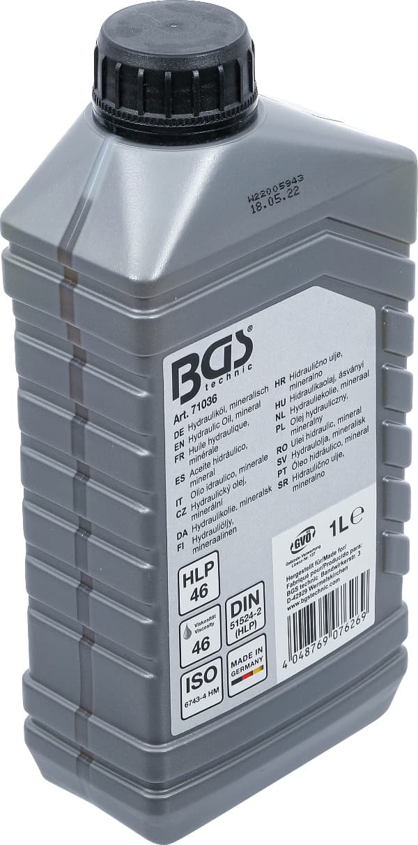 Bgs hydraulický olej,  minerální,  1 l
