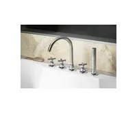 SAPHO AXIA pětiprvková baterie na okraj vany, sprcha Link, chrom (1)