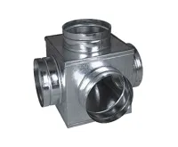 HS Flamingo Rozbočovací skříňka 5x125 mm (krychle), pozink