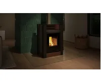 HS Flamingo Krbová kamna AQUAFLAM VARIO ® LEND 11/7kW hnědá - sametová (21)