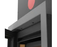 HS Flamingo Krycí rámeček krbové vložky FLAMINGO S5, 46 mm, šedý (2)