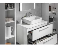 SAPHO CIRASA umyvadlová skříňka 79,8x52x46cm, bílá lesk (6)