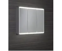 SAPHO BATU galerka 80x71x15cm, 2x LED osvětlení, bílá lesk (6)