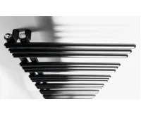 AQUALINE POSEIDON otopné těleso 450x1540mm, černá mat (6)