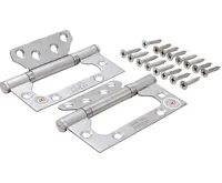 BGS Sada závěsů, nerezová ocel, pro prostorově úspornou montáž, 100 x 50 mm, 2dílná BGS Sada závěsů, nerezová ocel, pro prostorově úspornou montáž, 100 x 50 mm, 2dílná